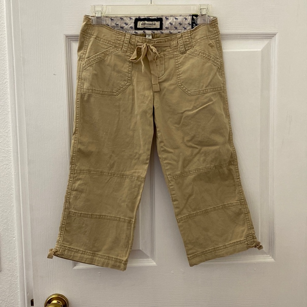 NEW Abercrombie Kids - Capris Pants (Girls 14 Slim)